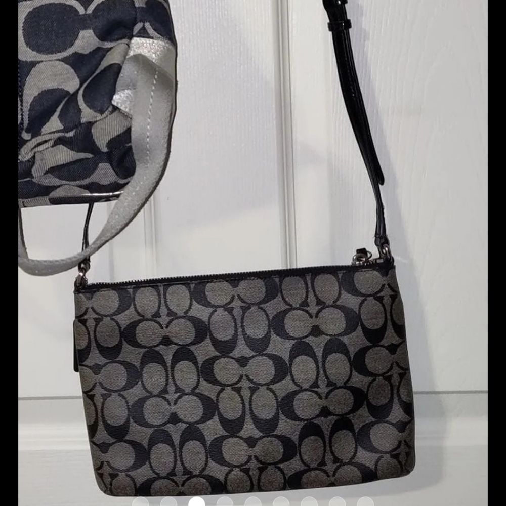 Coach set crossbody bag purse & pouch - Picture 12 of 16